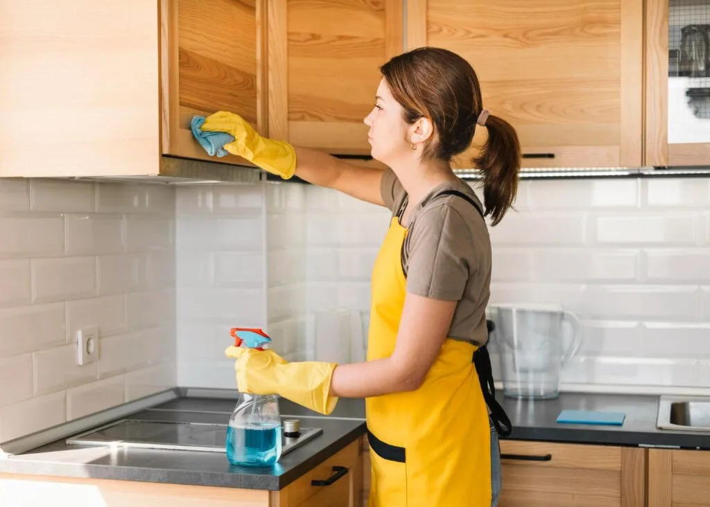 normal kitchen cleaning